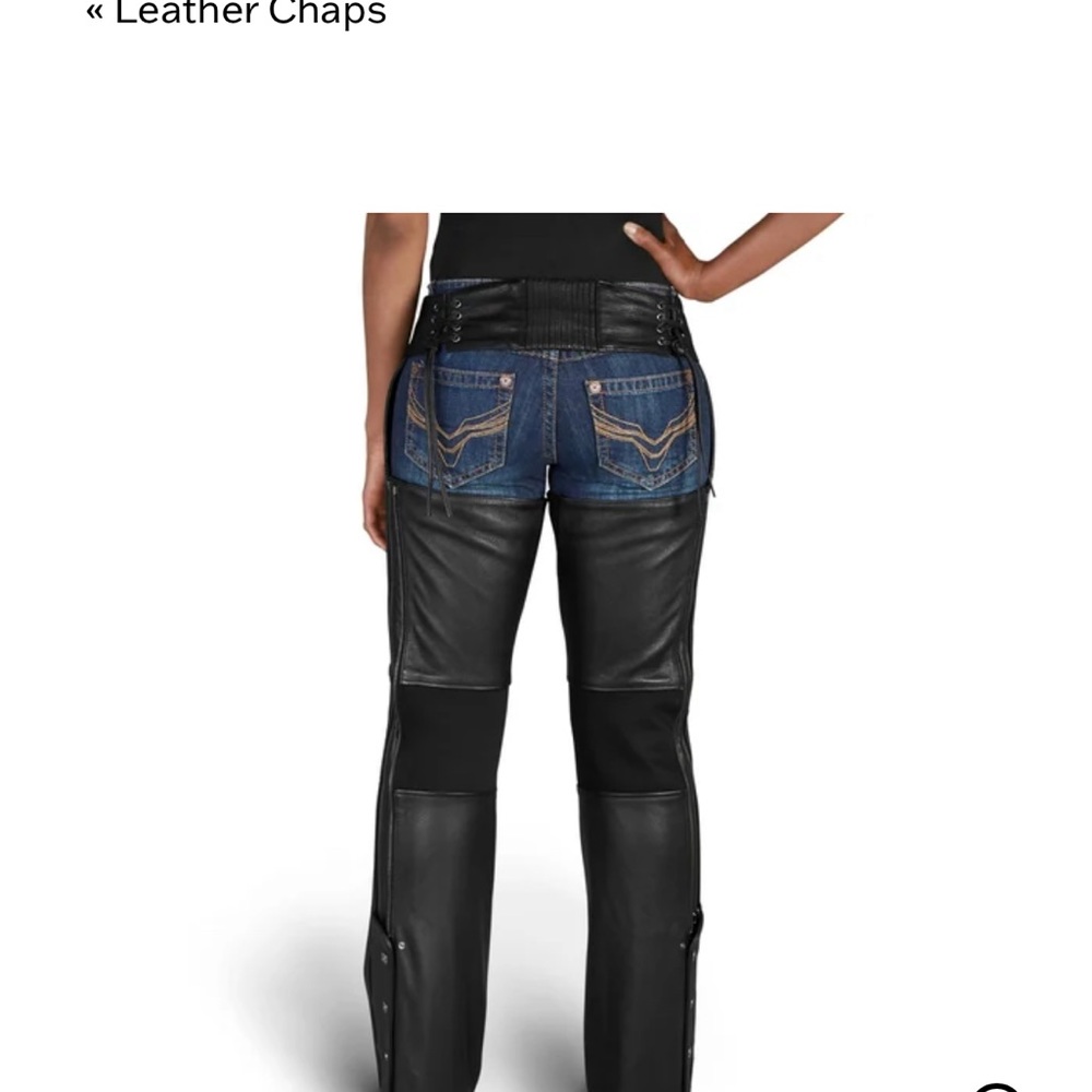 Brand New Harley Davidson Phase II Lady Chaps